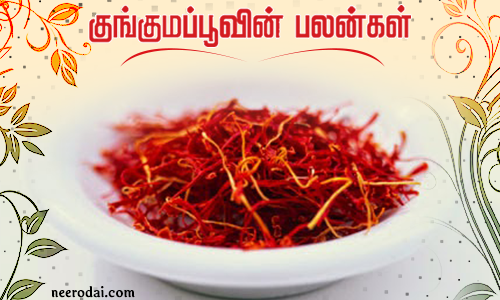 benefits saffron kungimappoo